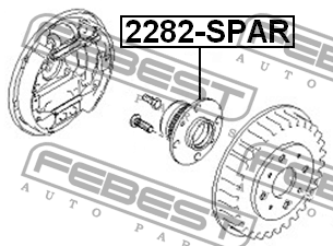 Ступица 2282-SPAR 2282-SPAR FEBEST