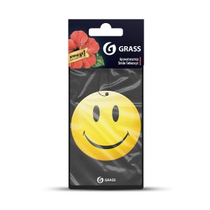 ароматизатор воздуха картонный! Smile гибискус\ ST0401 GRASS