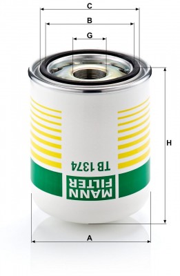 Фильтр осушитель TB1374X TB 1374 X MANN FILTER