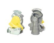 Головка соед ПАЛМ М22 (с клап+без клап) (жел) (Wabco) 4006043280 WABCO