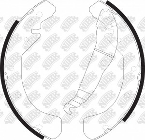 Колодки тормозные барабанные OPEL ASTRA F/G/H/VECTRA B 95-03/ZAFIRA 99-05  FN059 FN0599 NIBK