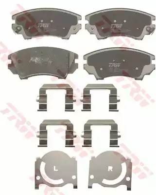 Колодки тормозные OPEL Insignia (08-),Astra J GTC передние (R17) (4шт.) TRW GDB1783 TRW