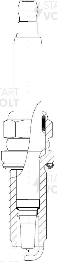 Свеча зажигания для автомобилей Land Rover Range Rover (09-)/Discovery (09-) 5.0 VSP 1008 START VOLT