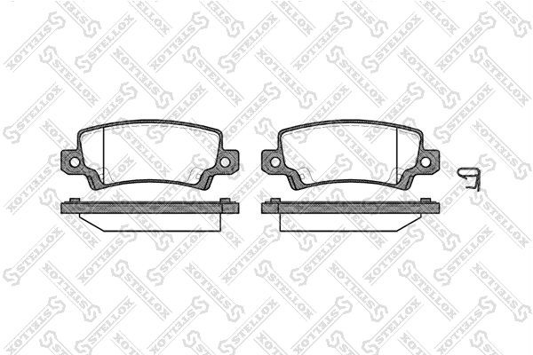GDB3289 !колодки дисковые з.\ Toyota Corolla 1.4i/1.6/2.0D 01> диск 15' 885-002B-SX STELLOX