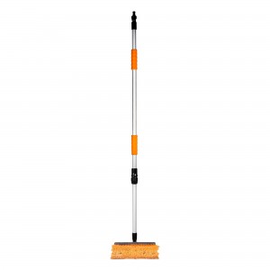 Щетка для мойки автомобиля телескопическая 120-200см под шланг AIRLINE AB-H-01 AIRLINE