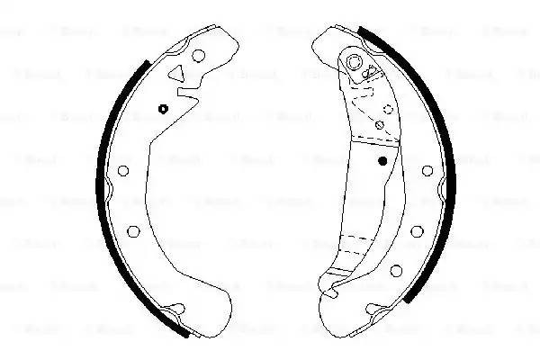 OPEL ASTRA F/G VECTRA B/ZAFIRA 0 986 487 658 BOSCH