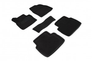 Коврик салона MAZDA CX5 (17-) 3D 3-х слойная конструкция черный (5 предм.) SEINT 89339 SEINTEX