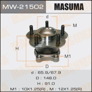 к-кт подшипника ступичного заднего!\ Nissan Teana 04/06-02/08 MW-21502 MASUMA