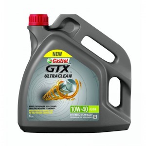 Масло моторное CASTROL GTX ULTRACLEAN A3/B4 10W40 п/синт.4л 15A4E0 CASTROL