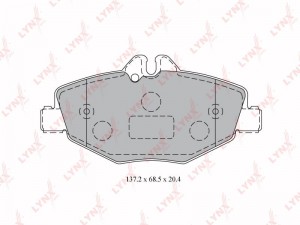 Колодки тормозные дисковые передние BD-5323 LYNXAUTO