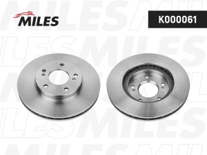 Диск тормозной передний D280мм. NISSAN MAXIMA J30 3.0 91-94/A32 2.0-3.0 97-00 (T K000061 MILES