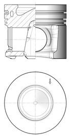 Поршнекомплект BMW N57D30 A/B/C d84.0+0.25 (11 25 7 812 596) KS 41269610 41269610 KOLBENSCHMIDT