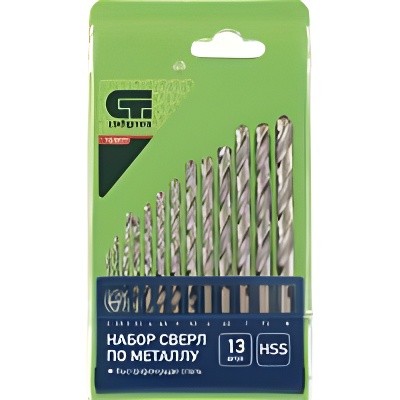 Набор сверл по металлу 2.0-8.0мм HSS (13шт.) СИБРТЕХ 723877 SIBRTEC