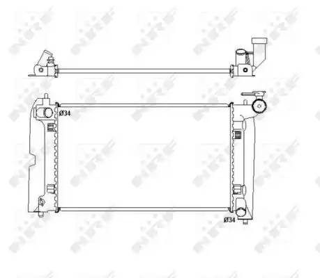 TOYOTA COROLLA E12 (2001-2006) МКПП 53397 NRF