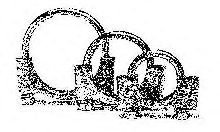 Хомут глушителя d=45 М8 (10шт.в упаковке) (1шт.) BOSAL 250-245 BOSAL