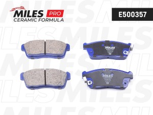 Колодки тормозные передние с индикатором износа (Смесь CERAMIC серия PRO) SUZUKI E500357 MILES