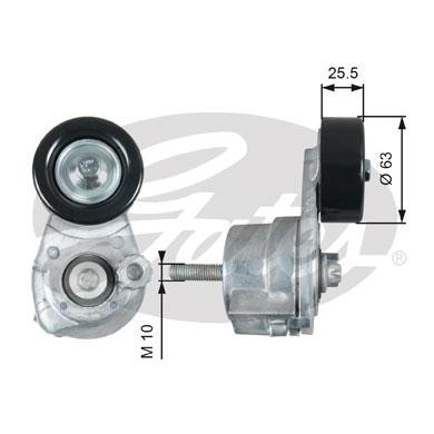 Натяжитель ремня поликлинового T39160 (7808-21560) T39160 GATES