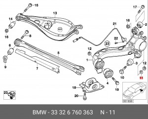 BMW 33 32 6 760 363 BMW