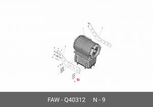 Шайба пружинная Q40312 FAW