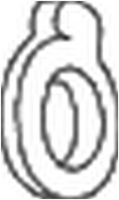 Кронштейн MERCEDES E (W123) глушителя BOSAL 255-807 BOSAL