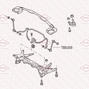 Тяга стабилизатора передняя L/R FORD Focus 98- TEB1008 TEB1008 TATSUMI