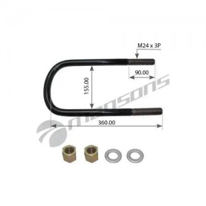 Стремянка М24х360х180 R-135/R50 300125 MANSONS