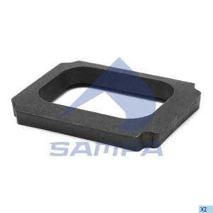 Пластина BPW крепления рессоры центрирующая SAMPA 071.045 SAMPA