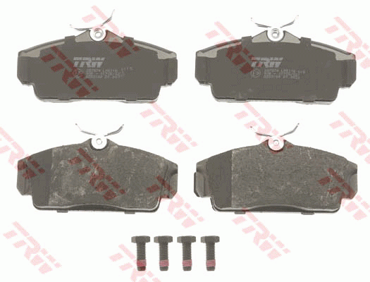 Колодки тормозные NISSAN Almera (N16),Primera (P11) передние с АБС (4шт.) TRW GDB3168 TRW