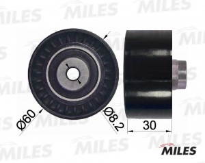 Ролик ремня ГРМ PEUGEOT 206/307/PARTNER 1.6 (INA 532039510) AG02075 AG02075 MILES