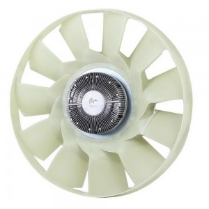 Вентилятор КАМАЗ-ЕВРО 650мм с вязкостной муфтой и обечайкой (дв.CUMMINS 6ISBe4,I 130-12-015 MEGA POWER