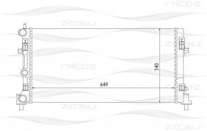 Радиатор AUDI A1 10-VW Polo 10- KK0187 KK0187 FREE Z