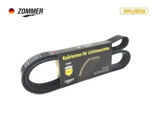 Ремень 1805 (6PK) дв. 4216, EvoTech A274 (под кондиционер) усил. 6PKX1805A ZOMMER