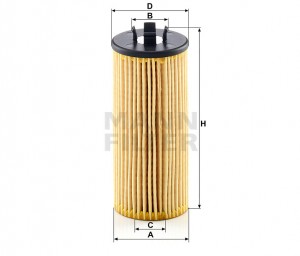 Фильтр масляный BMW 116-120 F70 24-, X1 F48/U11, MINI III/IV HU6015zKIT HU6015ZKIT MANN FILTER