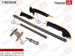 Комплект цепи ГРМ MERCEDES-BENZ OM 656 77B0360K 77B0360K MASTER KIT