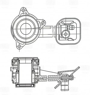 Муфта выкл. сцеп. Ford Focus I (98-) (КПП MTX75) (гидравл.) (CT 1012) CT1012 TRIALLI