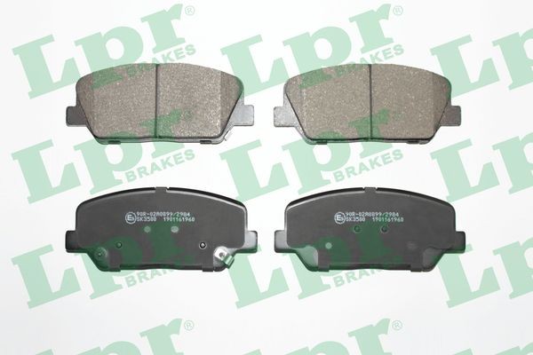 Колодки тормозные дисковые 05P1960 05P1960 LPR