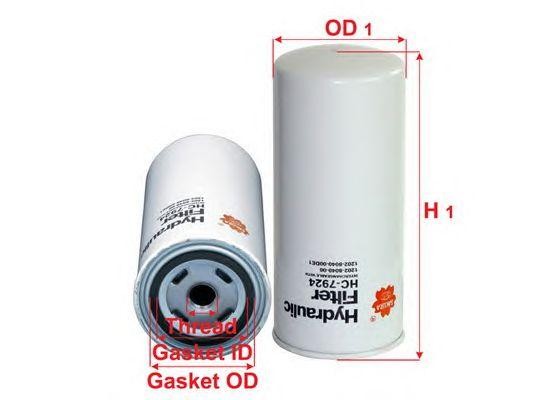 Фильтр гидравлический DONALDSON HC7924 HC7924 SAKURA
