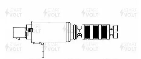 Клапан эл. рег. фаз ГРМ для а,м Kia Sorento Prime 14- 3.3i,3.5i правый впуск. SV SVC 0808 START VOLT