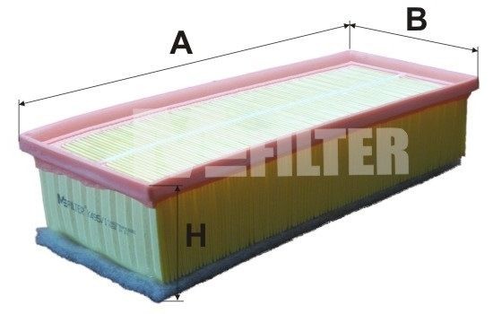 фильтр воздушный!\ Audi A3, VW Caddy/Golf/Jetta/Passat/Touran 03> K4951 MFILTER AUTOMOTIVE FILTERS
