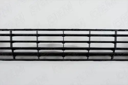 Решетка в бампер нижняя Volkswagen Polo sedan 5 2015-2020, под черную накладку OEM3678 OEMPARTS