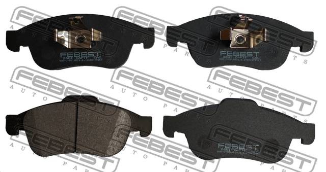 Колодки передние RENAULT DUSTER I/II 2401-CAPTF 2401-CAPTF FEBEST
