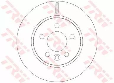 Диск тормозной передний VW AMAROK DF6482 DF6482 TRW