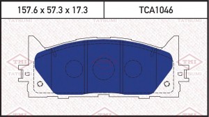 Колодки тормозные дисковые передние TOYOTA Camry 07- TCA1046 TCA1046 TATSUMI