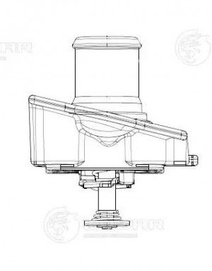 Термостат IVECO Daily (99-) FIAT Ducato (08-) с корпусом (79град.) LUZAR LT 1670 LUZAR