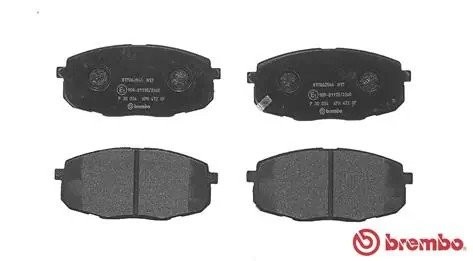 Колодки тормозные P30034 P30034 BREMBO