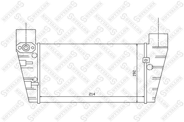 интеркулер!\ Audi A4 1.8T 00-04 10-40099-SX STELLOX