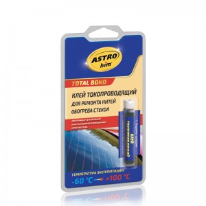 Клей для ремонта нитей обогрева стекол токопроводящий 2мл Total Bond ASTROHIM AC9101 ASTROHIM