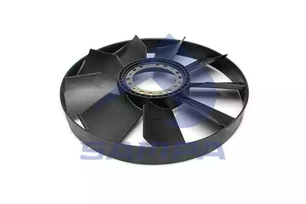 Крыльчатка гидромуфты 9 лопастей,750мм, TGA, D2866/2876/2840 ø750 mm / 9 021356 SAMPA