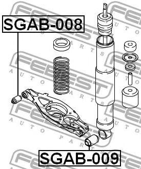 Сайлентблок SGAB-008 SGAB-008 FEBEST