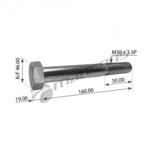 Болт M30x160 M30160 MANSONS